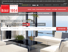 Tablet Screenshot of bizeulimmobilier.com